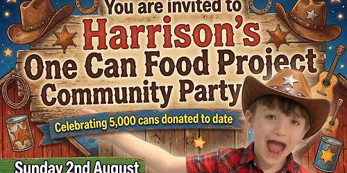 Harrison\u2019s One Can Food Project Community Party