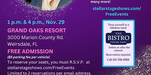 FREE Michael Bubl\u00e9 Tribute Concert \u2013 November 29th! 