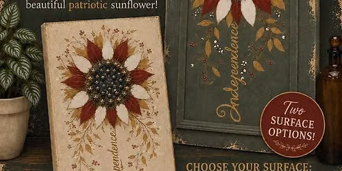Patriotic sunflower!