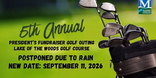 5th Annual President's Fundraiser Golf Outing