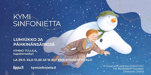 Kymi Sinfonietta: Lumiukko ja P\u00e4hkin\u00e4ns\u00e4rkij\u00e4