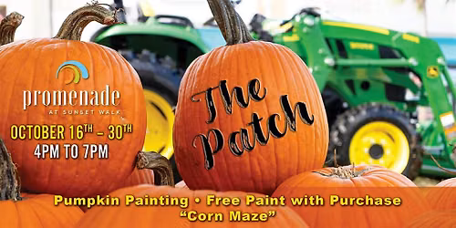 "The Patch" Pumpkin Painting & Corn Maze - Sunset Walk - Oct. 16 thru 30