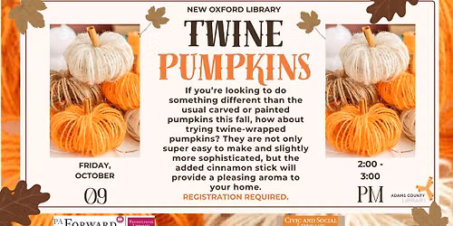 Twine Pumpkins