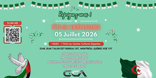 Venez c\u00e9l\u00e9brer le 5 juillet au CCA