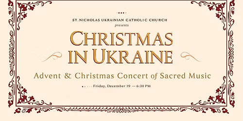 Concert: Christmas in Ukraine