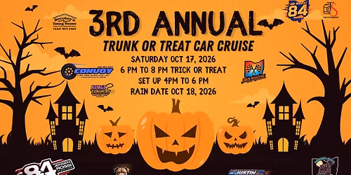 3rd annual convoy tire trunk or treat car cruise!