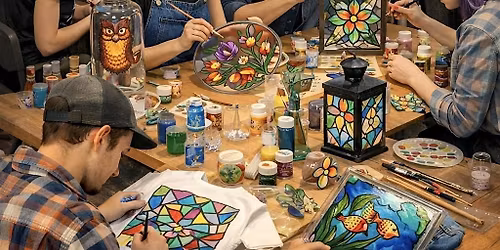 Glass painting workshop