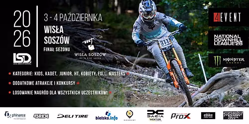 Local Series of Downhill - V edycja - Wisła Soszów - Finał National Downhill League 2026 #6 — Wisła Soszów Ski & Bike Arena
