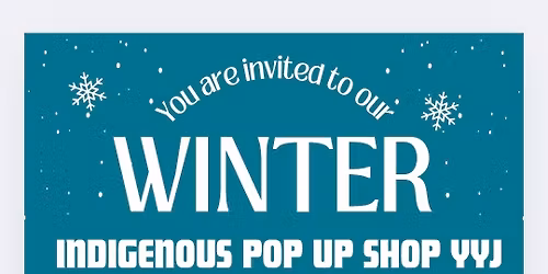 Indigenous Pop up Shop Winter Artists Market 