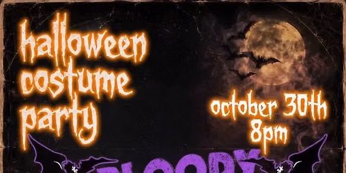 Halloween costume party with Bloody Sabbath & Super Duper Cooper @Nostalgia of bethpage 