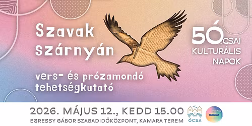 SZAVAK SZ\u00c1RNY\u00c1N - vers- \u00e9s pr\u00f3zamond\u00f3 tehets\u00e9gkutat\u00f3
