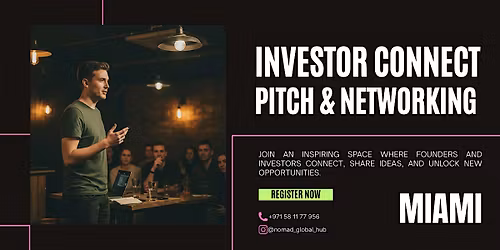 Startup Pitch & Investor Connect \u2014 Miami