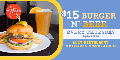 Burger \u2018N Beer Thursdays