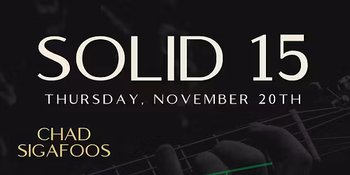 Solid 15 November 20th