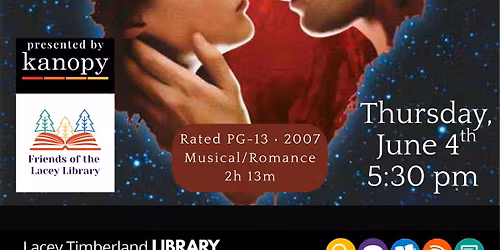 Movie Night at Lacey Library: Across the Universe (PG-13)