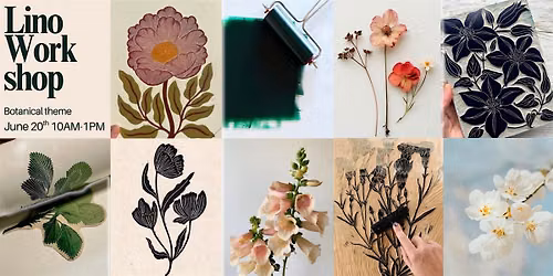 Art Workshop - Botanical Lino Printing - Southampton