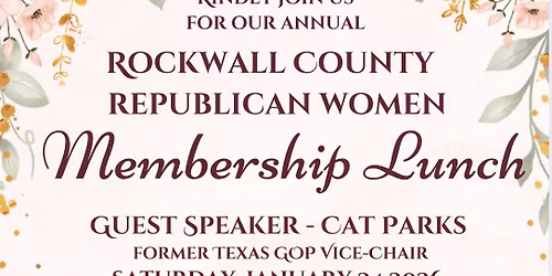 RCRW Annual Membership Lunch