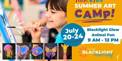 Kids Camp Week! Blacklight Animal Fun!