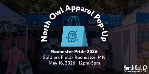 North Owl Apparel Pop-Up at Rochester Pride 2026