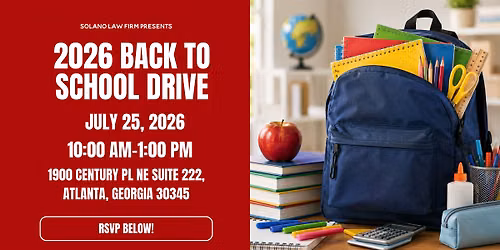 Back to School Drive 2026