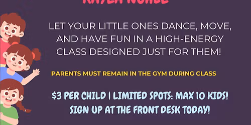 Kids Zumba Jr Class: Members Only