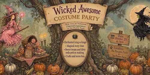 Wicked Awesome Costume Party at The Flower Farm