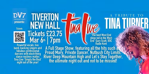TINA LIVE | Tiverton New Hall