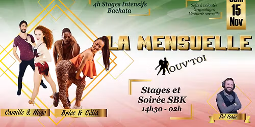 La Mensuelle Mouv'toi - Brice et C\u00e9lia, Camille et Hugo, DJ Isaac