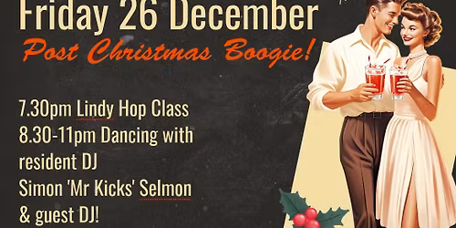 Some Like It Swing Post Christmas Boogie with guest DJ Ronnie Slide!