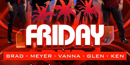 VERTIGO RED \u2013 FAGER\u2019S ISLAND \u2013 FRIDAY \u2013 AUGUST 21 @ 9:30 PM