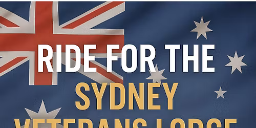 Ride for the Sydney veterans lodge