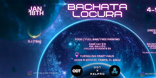 Build Dance Skills at Bachata Locura - Bachata Bootcamp and Social