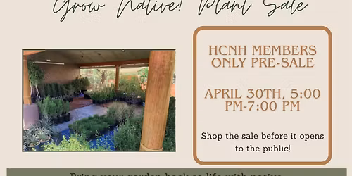 Highlands Center Native Plant Sale!