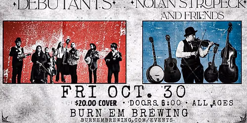 Debutants w\/Nolan Strupeck & Friends LIVE in The Back Room!