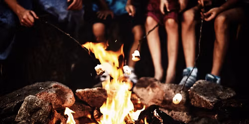 Family Campfire at the Wilderness Station Campground