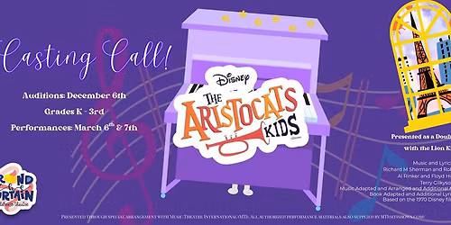 AUDITIONS: Aristacats Kids