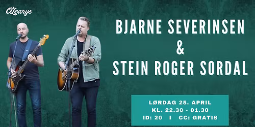 Live Musikk med Stein Roger Sordal @ O'Learys S\u00f8gne