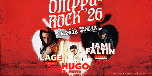 Omppurock 2026 — Finnentie 40, FI-36200 Kangasala, Suomi