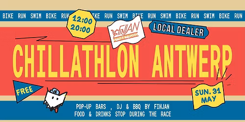Meet point for Chillathlon Antwerp - 31\/05