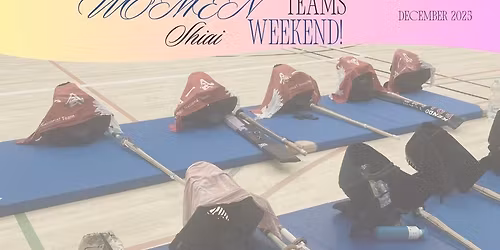 Women teams shiai weekend