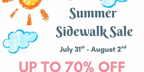 Summer Sidewalk Sale