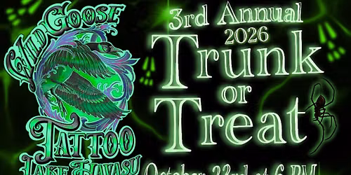 Year 3- Wild Goose Tattoo Trunk Or Treat