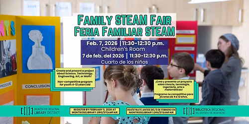 Family STEAM Fair \/\/ Feria Familiar STEAM