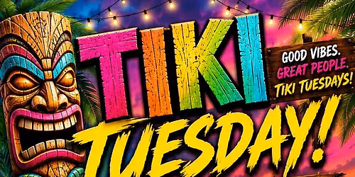 Tiki Tuesday locAL artist night! Come check out the best of the coast all in one spot! 