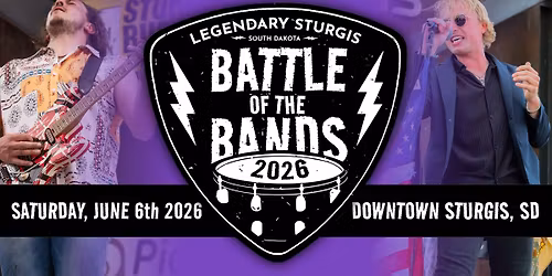 2026 Legendary Sturgis BATTLE OF THE BANDS