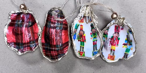 Holiday Decoupage Shells