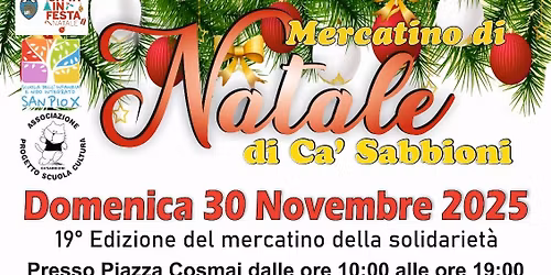 Mercatino di Natale della solidarietà di Ca' Sabbioni - 19° edizione