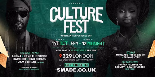 CULT4RE FEST - Nigeria Independence Owambe Special