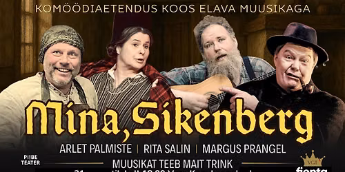 Piibe Teatri etendus "Mina, Sikenberg" Vara Kogukonnakeskuses