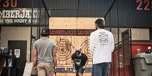 Hyperactive Men Axe Throwing event